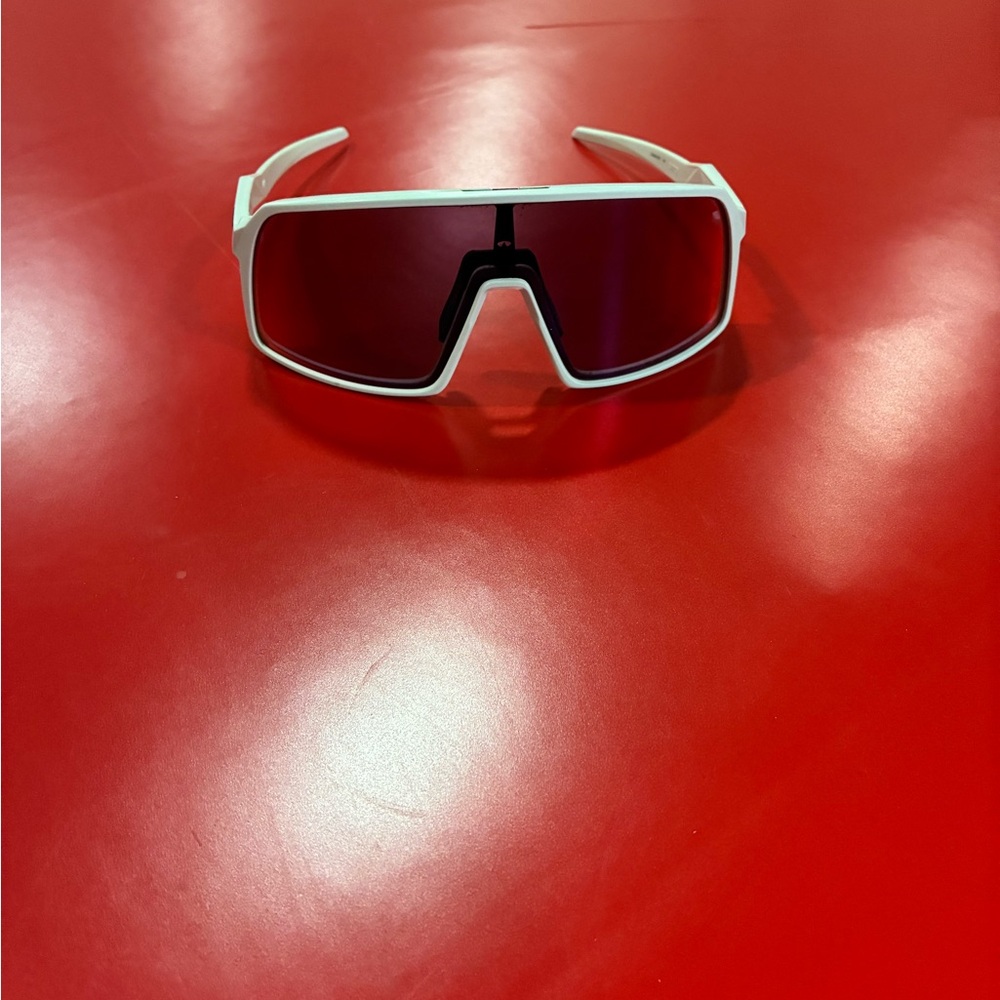 Oakley White Frame Glasses with Black Trim